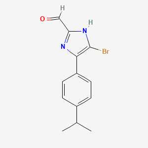 5-Bromo-4-(4-isopropylphenyl)imidazole-2-carbaldehyde