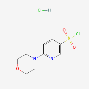 6-Morpholinopyridine-3-sulfonyl Chloride Hydrochloride