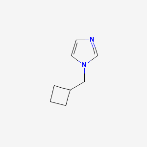 molecular formula C8H12N2 B1369657 1-(cyclobutylmethyl)-1H-imidazole 