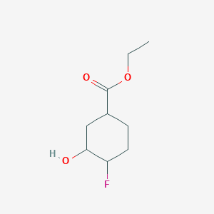 Ethyl (1S,3S,4S)-4-Fluoro-3-hydroxycyclohexanecarboxylate