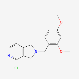 4-Chloro-2-(2,4-dimethoxybenzyl)-2,3-dihydro-1H-pyrrolo[3,4-c]pyridine