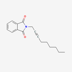 molecular formula C17H19NO2 B13696626 2-(2-Nonyn-1-yl)isoindoline-1,3-dione 