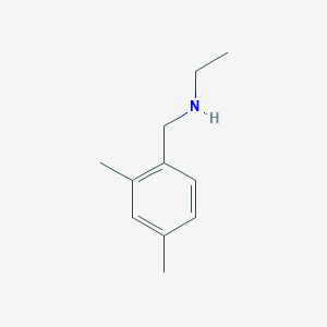 molecular formula C11H17N B1369669 N-(2,4-Dimethylbenzyl)ethanamine 