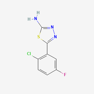 2-Amino-5-(2-chloro-5-fluorophenyl)-1,3,4-thiadiazole