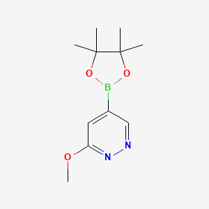 3-Methoxy-5-(4,4,5,5-tetramethyl-1,3,2-dioxaborolan-2-yl)pyridazine