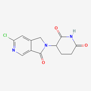 3-(6-Chloro-3-oxo-1H-pyrrolo[3,4-c]pyridin-2(3H)-yl)piperidine-2,6-dione