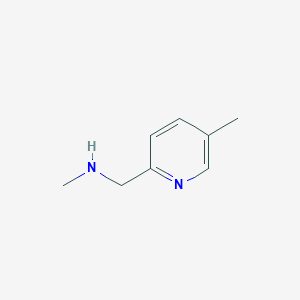 molecular formula C8H12N2 B1369676 N-甲基-1-(5-甲基吡啶-2-基)甲胺 CAS No. 1060801-52-6