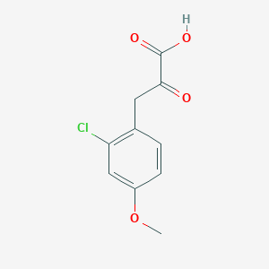 3-(2-Chloro-4-methoxyphenyl)-2-oxopropanoic acid