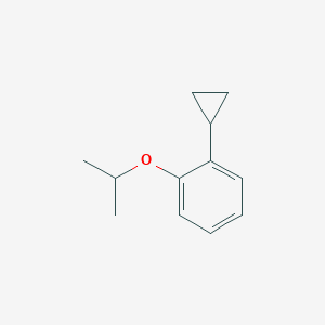 molecular formula C12H16O B13696796 1-Cyclopropyl-2-isopropoxybenzene 