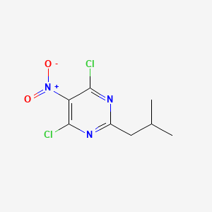 4,6-Dichloro-2-(2-methylpropyl)-5-nitropyrimidine