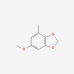 molecular formula C9H10O3 B13696805 6-Methoxy-4-methylbenzo[d][1,3]dioxole 