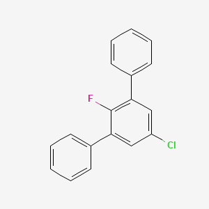 molecular formula C18H12ClF B13696812 5-chloro-2-fluoro-1,3-diphenylbenzene 