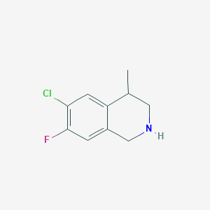 6-Chloro-7-fluoro-4-methyl-1,2,3,4-tetrahydroisoquinoline