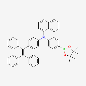 molecular formula C48H42BNO2 B13696829 4-[1-Naphthyl[4-(1,2,2-triphenylvinyl)phenyl]amino]phenylboronic Acid Pinacol Ester 