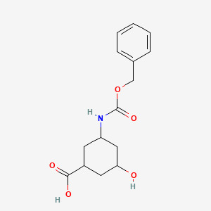 (1S,3R,5S)-rel-3-(Cbz-amino)-5-hydroxycyclohexanecarboxylic Acid