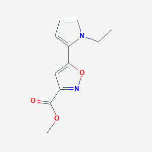 Methyl 5-(1-Ethyl-2-pyrrolyl)isoxazole-3-carboxylate