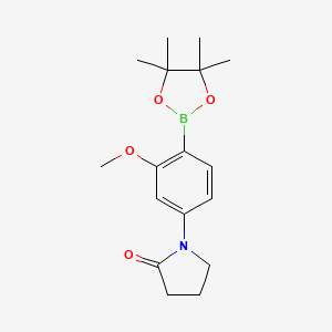 2-Methoxy-4-(2-oxo-1-pyrrolidinyl)phenylboronic Acid Pinacol Ester