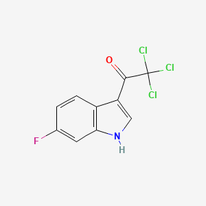 6-fluoro-3-trichloroacetyl-1H-indole