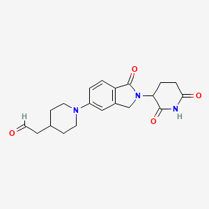 2-[1-[2-(2,6-Dioxo-3-piperidyl)-1-oxo-5-isoindolinyl]-4-piperidyl]acetaldehyde