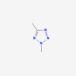 molecular formula C3H6N4 B13696932 2H-Tetrazole, 2,5-dimethyl- CAS No. 4135-93-7