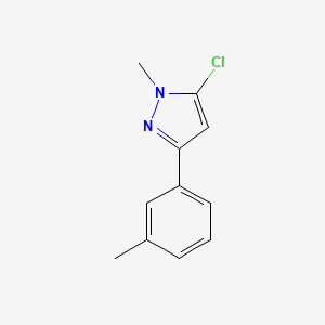 5-Chloro-1-methyl-3-(m-tolyl)-1H-pyrazole