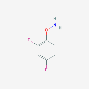 molecular formula C6H5F2NO B13697002 O-(2,4-Difluorophenyl)hydroxylamine 