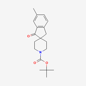 tert-butyl 5-methyl-3-oxospiro[1H-indene-2,4'-piperidine]-1'-carboxylate