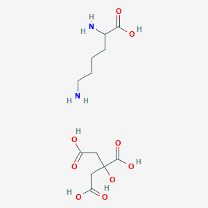 2,6-Diaminohexanoic acid;2-hydroxypropane-1,2,3-tricarboxylic acid