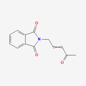 molecular formula C13H11NO3 B13697024 (E)-2-(4-Oxo-2-penten-1-yl)isoindoline-1,3-dione 