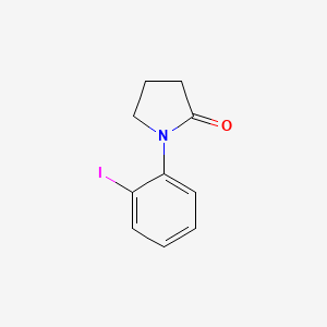 molecular formula C10H10INO B13697072 1-(2-Iodophenyl)-2-pyrrolidinone 