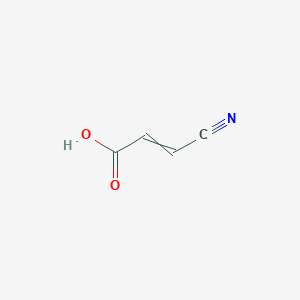 molecular formula C4H3NO2 B13697103 3-Cyanopropenoic acid 