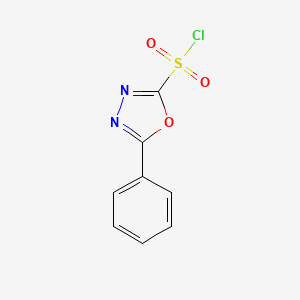 5-Phenyl-1,3,4-oxadiazole-2-sulfonyl chloride