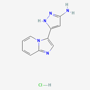 3-Amino-5-(3-imidazo[1,2-a]pyridyl)pyrazole Hydrochloride