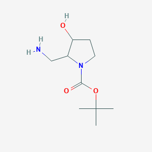 (2R,3S)-1-Boc-2-(aminomethyl)-3-hydroxypyrrolidine