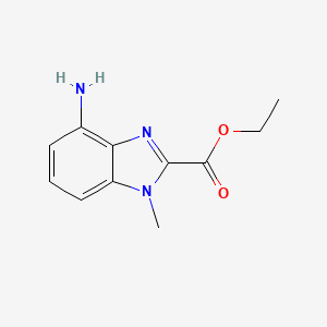 Ethyl 4-amino-1-methyl-benzimidazole-2-carboxylate