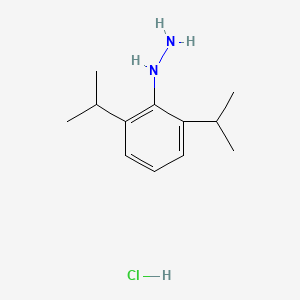 molecular formula C12H21ClN2 B13697191 (2,6-Diisopropylphenyl)hydrazine hydrochloride 