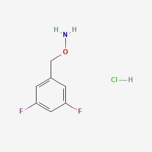 molecular formula C7H8ClF2NO B13697195 o-(3,5-Difluorobenzyl)hydroxylamine hydrochloride 