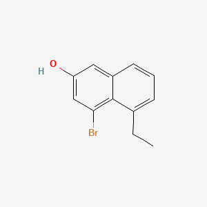 4-Bromo-5-ethylnaphthalen-2-ol