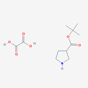 molecular formula C11H19NO6 B13697204 tert-Butyl (R)-Pyrrolidine-3-carboxylate Oxalate 