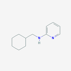 molecular formula C12H18N2 B1369725 N-(cyclohexylmethyl)pyridin-2-amine CAS No. 79146-94-4