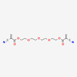 molecular formula C16H20N2O7 B13697262 Tetraethylene Glycol Bis(alpha-cyanoacrylate) 