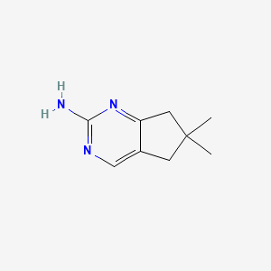 2-Amino-6,6-dimethyl-6,7-dihydro-5H-cyclopenta[d]pyrimidine