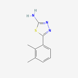 molecular formula C10H11N3S B13697284 2-Amino-5-(2,3-dimethylphenyl)-1,3,4-thiadiazole 