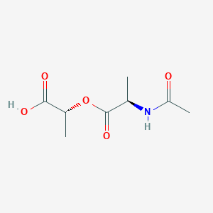 molecular formula C8H13NO5 B136973 Ac-d-ala-d-lactic acid CAS No. 136577-05-4