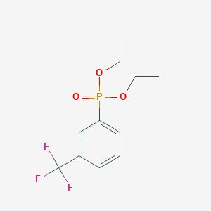 molecular formula C11H14F3O3P B13697326 1-(Trifluoromethyl)-3-(diethoxyphosphinyl)benzene 