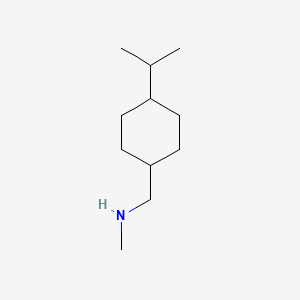molecular formula C11H23N B1369733 Methyl({[4-(propan-2-yl)cyclohexyl]methyl})amine 