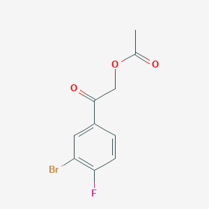 2-(3-Bromo-4-fluorophenyl)-2-oxoethyl Acetate