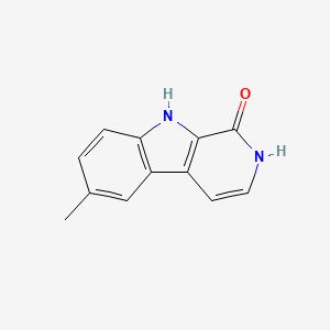 6-Methyl-2,9-dihydro-1H-pyrido[3,4-b]indol-1-one