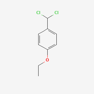 molecular formula C9H10Cl2O B13697353 1-(Dichloromethyl)-4-ethoxybenzene CAS No. 220870-73-5