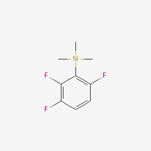 molecular formula C9H11F3Si B13697355 Trimethyl(2,3,6-trifluorophenyl)silane 